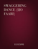 Swaggering Dance piano sheet music cover